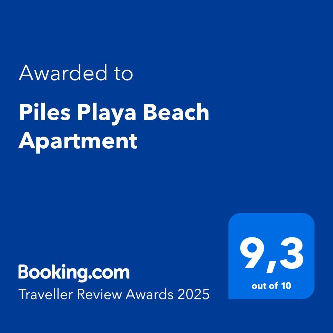 Piles Playa Beach Apartment Extérieur photo